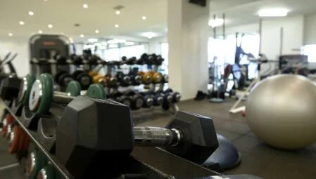 revetement caoutchouc salle fitness